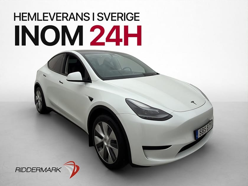 Bild 1 av Tesla Model Y Long Range RWD 347hk Drag Värmepump Rattvärme Nav