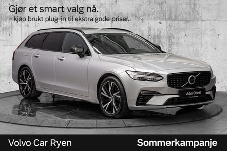 Volvo V90 T6 AWD Plug In Hybrid R-Design 340Hk. Velutstyrt!