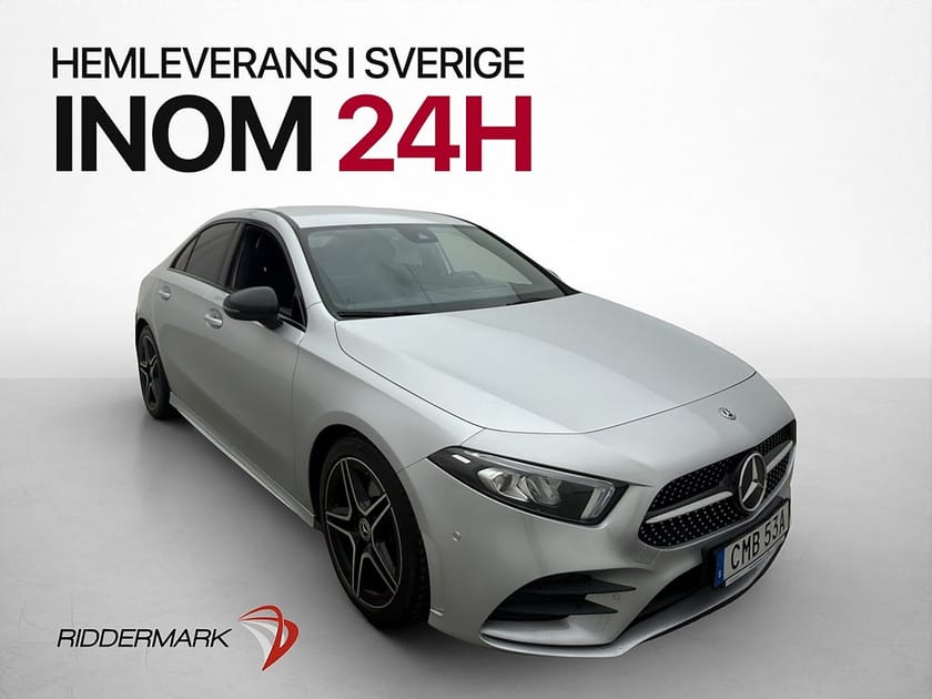 Bild 1 av Mercedes-Benz A 200 Sedan AMG Line 163hk Wide Drag Navi Kamera