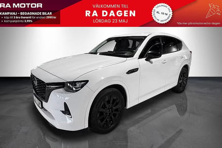 Mazda CX-60 PHEV 327hk Homura |CoSo|Navi|Bose|Skinn|360°|HUD|