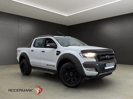 Ford Ranger Dubbelhytt Wildtrak 200hk 4x4 Värm Drag Diff CARPLAY MOMS