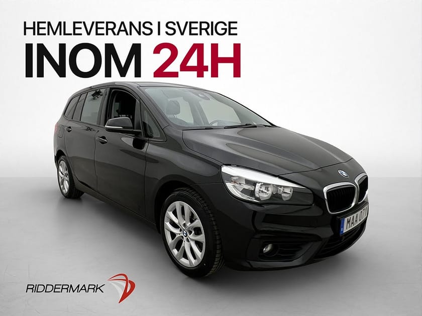 Bild 1 av BMW 220d Gran Tourer 220 190hk Advantage 7-Sits Skinn Dragkrok
