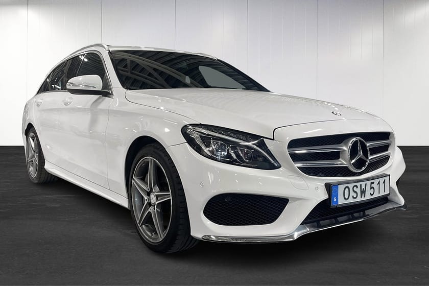 Bild 2 av Mercedes-Benz C 250 T d BlueTEC 4MATIC AUT AMG Line Skinn Drag Värmare Navi