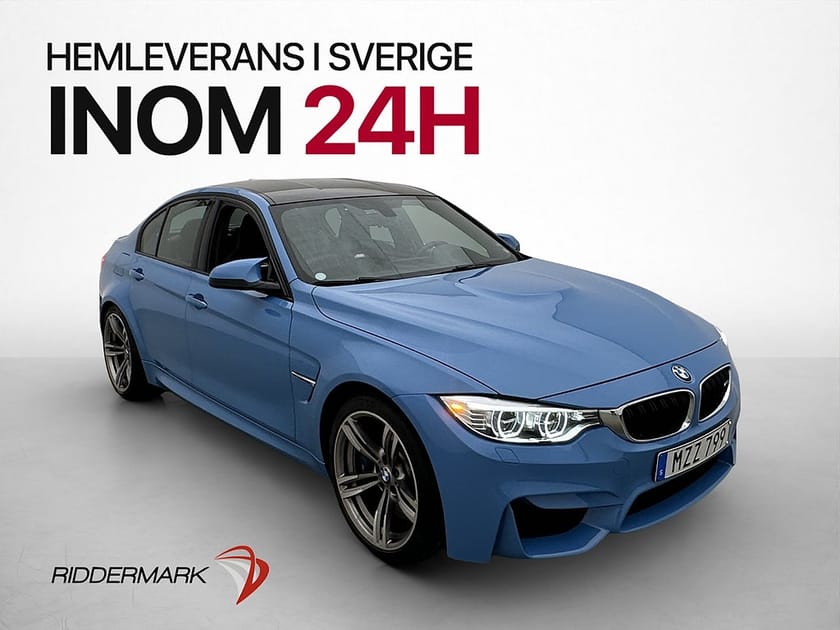 Bild 1 av BMW M3 431hk 3-Brukare Induvidual Kolfiber H/K HUD Sv.Såld