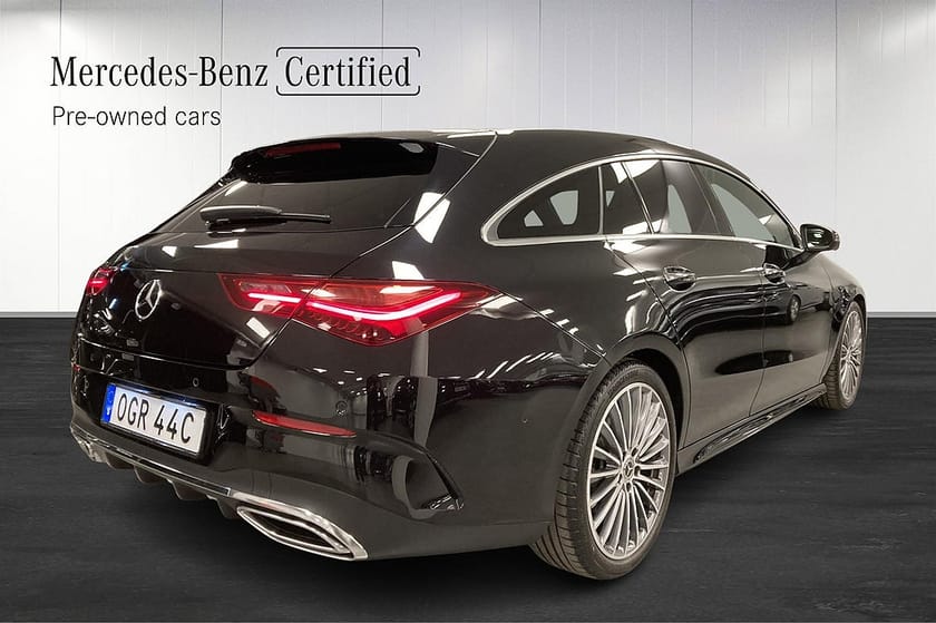 Bild 3 av Mercedes-Benz CLA 200 Shooting Brake AMG Premium 360 kamera Drag Pano