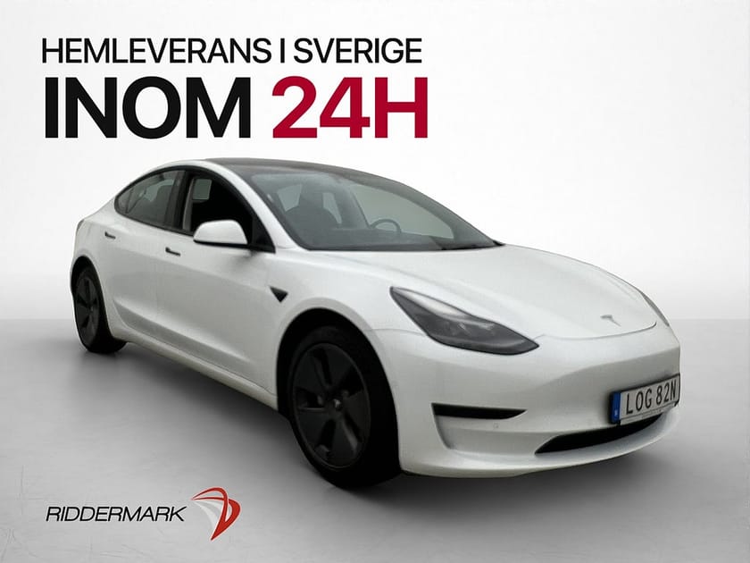 Bild 4 av Tesla Model 3 Standard Range Sv-Såld AP Pano Värmare 360°