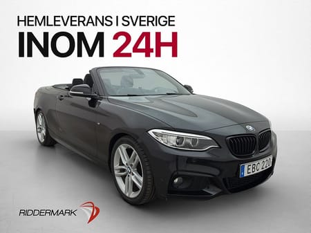 BMW 220d Convertible 190hk M-Sport Navi Keyless Sportsäten