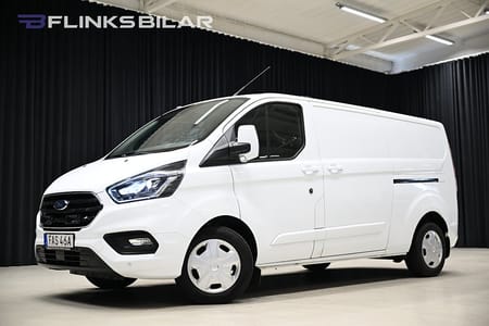 Ford Transit Custom 300 130HK L2|Automat|Dubbeldörr|LED|Kambytt|EnÄgare