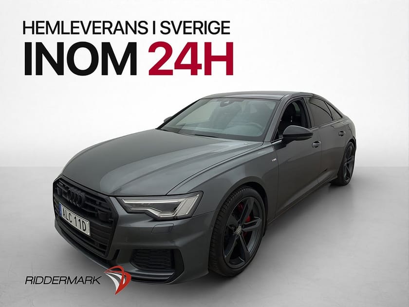 Bild 1 av Audi A6 Sedan 55 TFSI e quattro Q S-Line PANO Kamera Drag 367hk