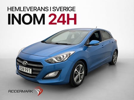 Hyundai i30 1.6 GDI 135hk Rattvärme Bluetooth 1-Ägare