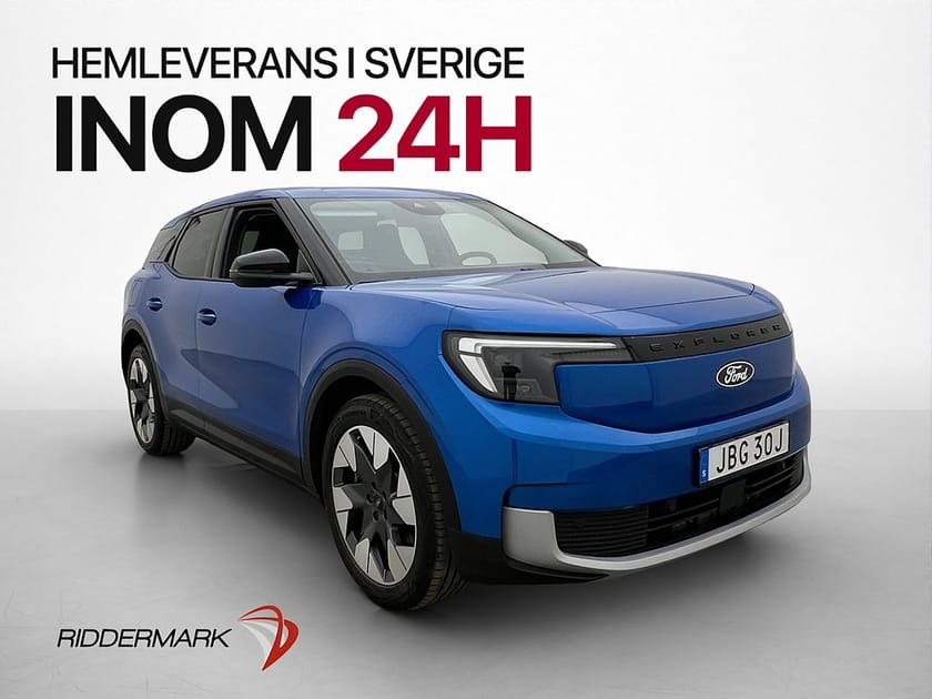 Bild 1 av Ford Explorer EV Extended Range AWD 79 kWh Kamera Skinn MOMS