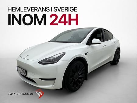 Tesla Model Y Performance Dragkrok Autopilot Svensksåld