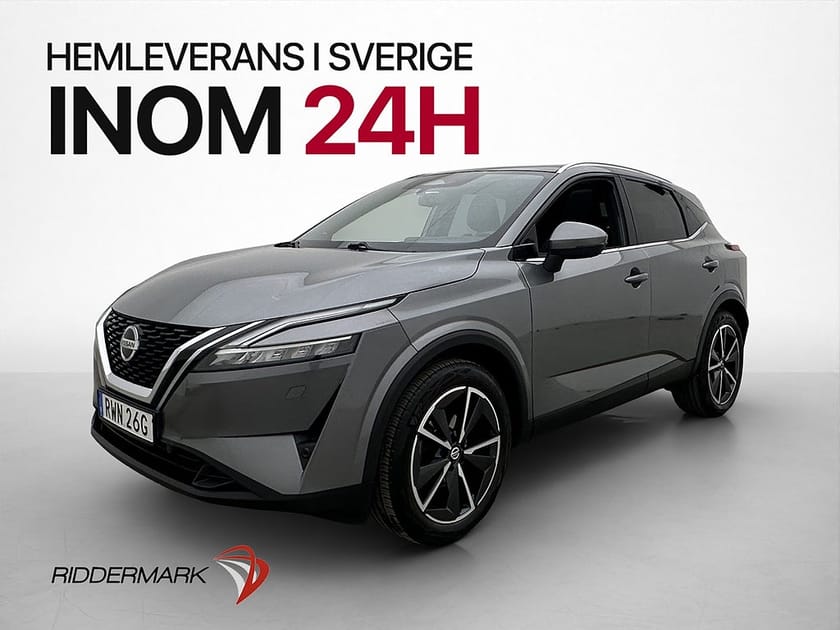 Bild 1 av Nissan Qashqai 1.3 DIG-T Tekna Pano Bose HuD 360° Skinn Drag