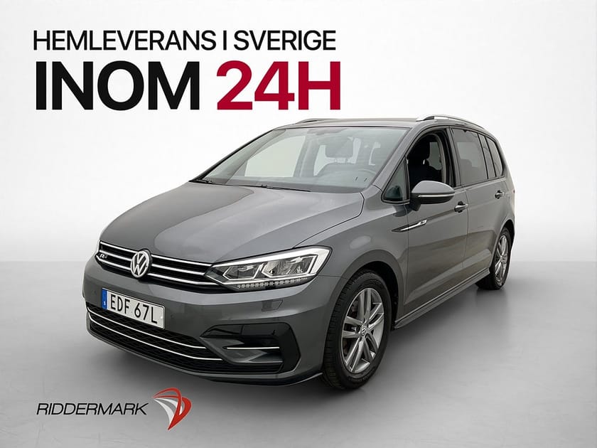 Bild 3 av Volkswagen Touran 7-seater TSI 150hk R-Line 7-Sits Värm Kamera Drag