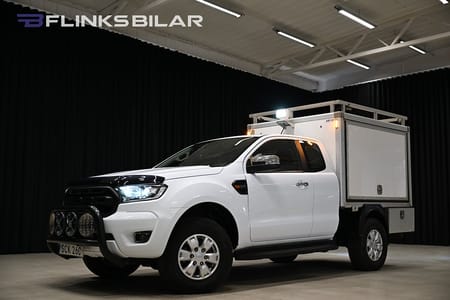 Ford Ranger SuperCab 170HK Automat|Servicebil|Kåpa|Inredd|Leasbar|SeUtr!