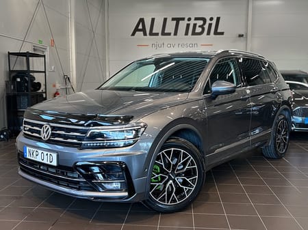 Volkswagen Tiguan Allspace 7-sätes 7-sits 2.0 TDI AUT 4M R-Line Kamera/Drag/Värm
