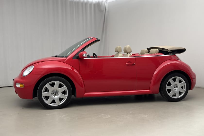 Bild 2 av Volkswagen New Beetle Convertible (NA) 1.8T Cabriolet (150hk)