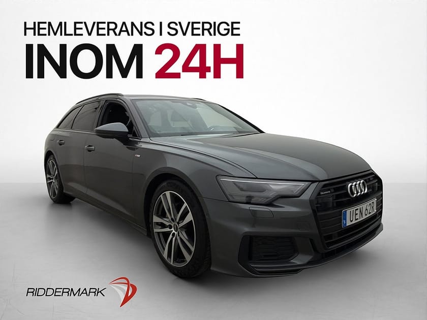Bild 1 av Audi A6 Avant 40 TDI quattro Q 204hk S-Line Alpin Svart Optik Värm