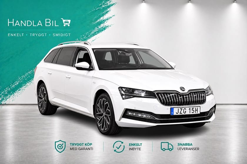 Bild 4 av Škoda Superb iV Kombi 1.4 Plug-in L&K Cockpit Canton P-värm Moms Drag