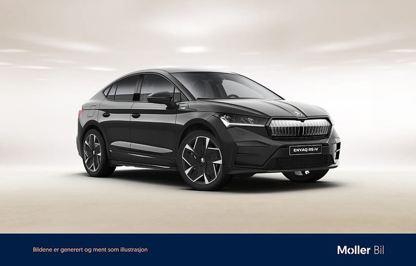 Bild 1 av Škoda Enyaq Coupé RS iV Skoda  82 KWH BATTERI ELMOT,Drag