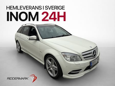 Mercedes-Benz C 220 T CDI BE AMG Line Pano H/K Drag Låga Mil!
