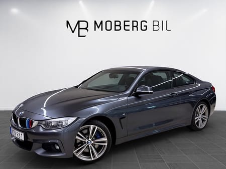 BMW 435i xDrive Coupé 306hk Helg på Moberg! M Sport Shadow Line Skinn