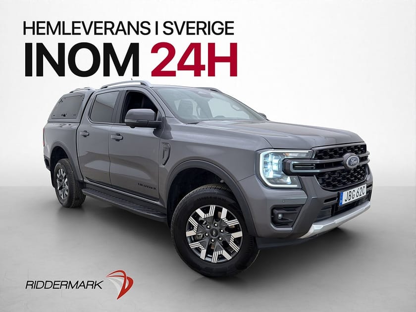 Bild 1 av Ford Ranger PHEV Wildtrak 4WD 279hk 360° Drag B&O moms