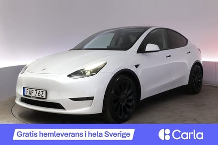 Tesla Model Y Performance Autopilot Panorama Drag