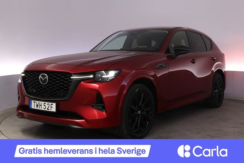 Bild 1 av Mazda CX-60 PHEV Homura Läder 360 HUD BOSE Elstol Navi Drag