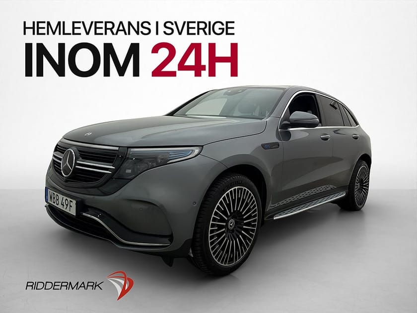 Bild 3 av Mercedes-Benz EQC 400 4MATIC 4M AMG Taklucka Burmester 360 HUD Drag