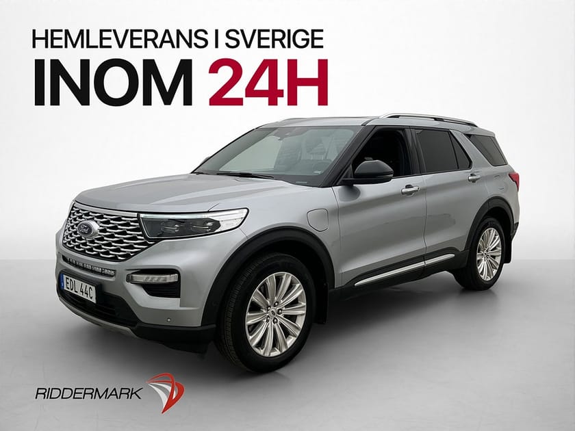 Bild 1 av Ford Explorer Plug-In Hybrid Platinum 7-Sits Pano B&O Drag