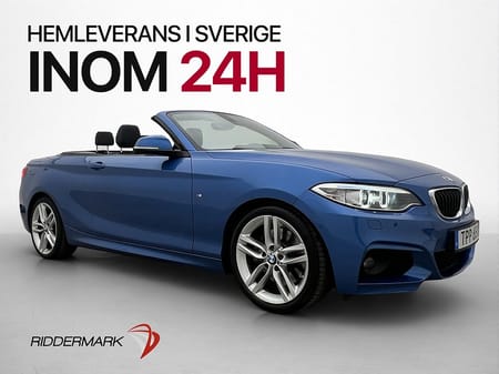 BMW 228i Convertible 228 245hk M Sport Skinn Hifi PDC 1 Brukare