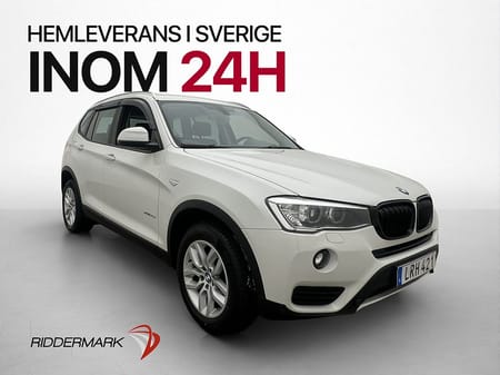 BMW X3 xDrive20d 190hk Drag M-Värmare Sensorer Bluetooth