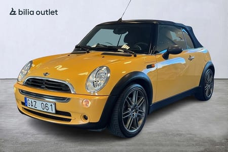 MINI One Cabriolet Convertible Manuell 90hk / Parkeringssensorer Lågmilad