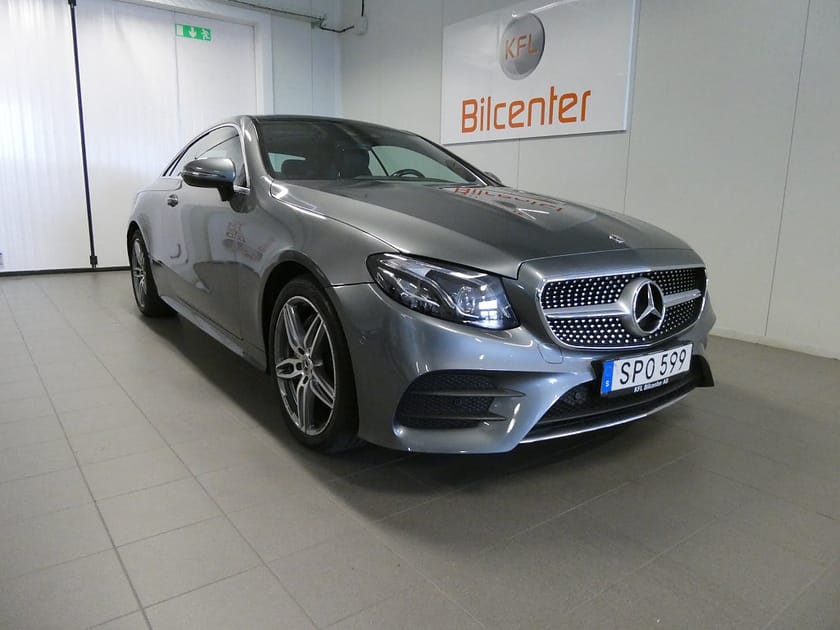 Bild 3 av Mercedes-Benz E 200 4MATIC Coupé AMG Pano-Skinn-Kam-Värma-WIDE-HU-SoV