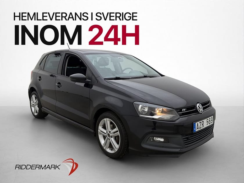 Bild 1 av Volkswagen Polo 1.2 TSI 90hk R-Line Taklucka P-Sensorer
