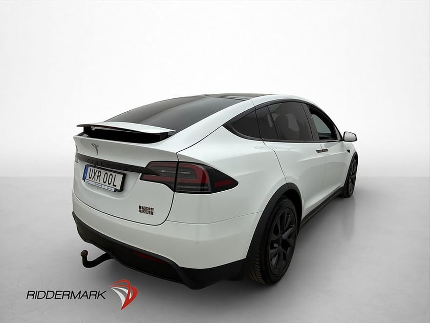 Bild 5 av Tesla Model X Plaid 6 Sits Dragkrok Yoke Autopilot