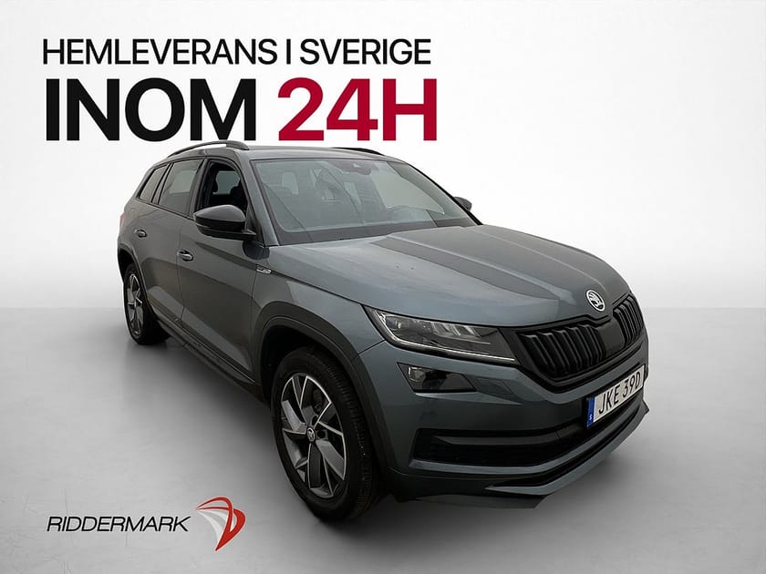 Bild 1 av Škoda Kodiaq 7-Seater Skoda TSI 4x4 Sportline 7-Sits Cockpit Canton Drag