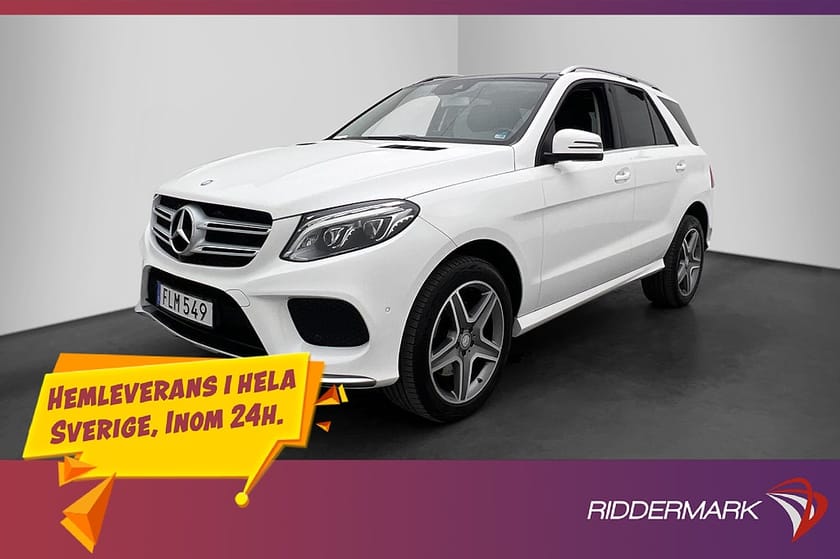 Bild 3 av Mercedes-Benz GLE 350 d 4MATIC AMG Pano Värmare 360° Skinn Drag