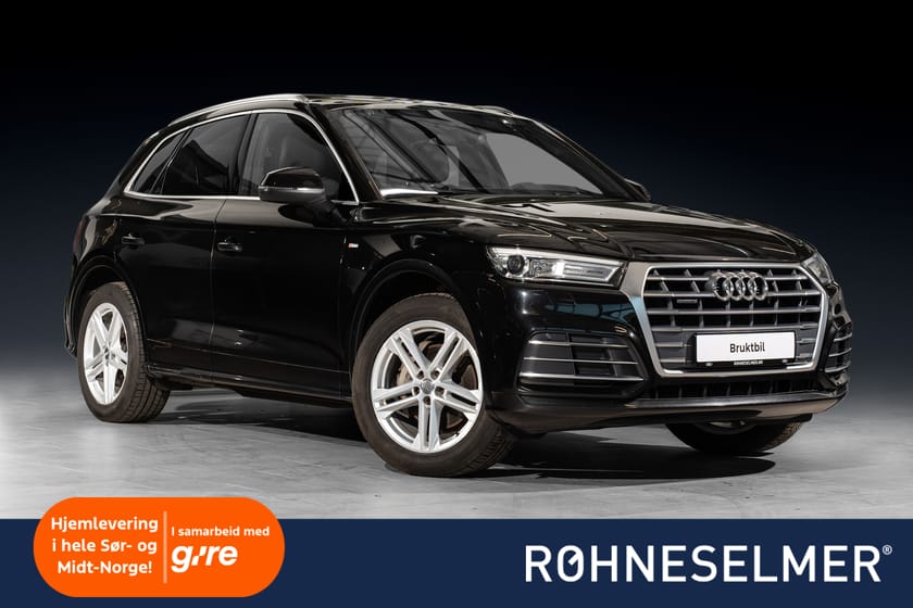 Bilde 1 av Audi Q5 190Hk Quattro Webasto S-Line Krok Luft Hud B&O Pano++