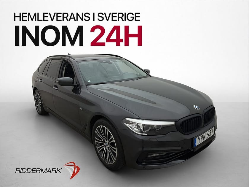 Bild 3 av BMW 520d Touring 190hk Sport Navi Kamera Drag Rattvärme SV-Såld