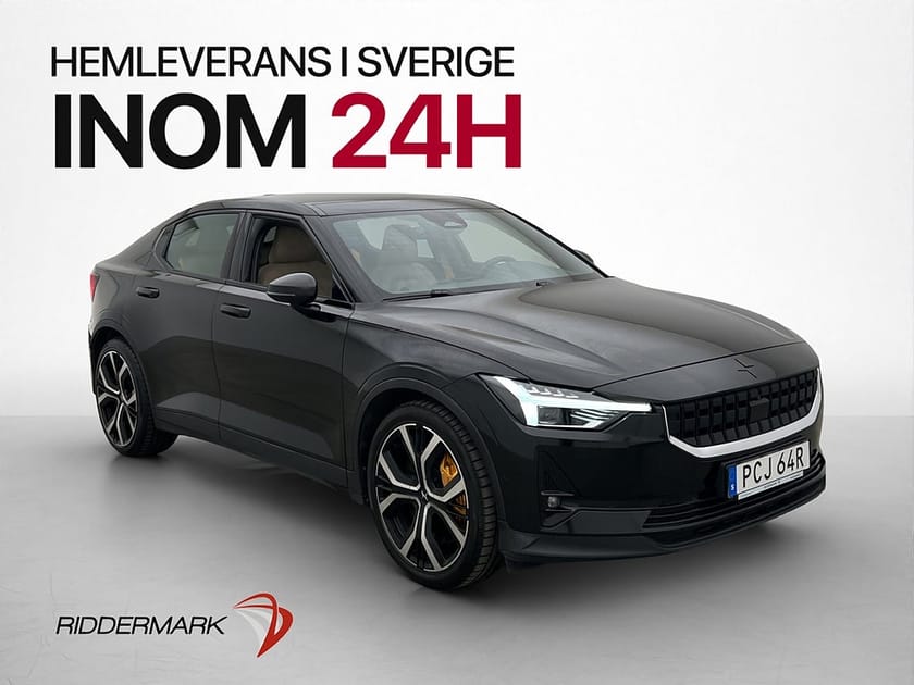 Bild 1 av Polestar 2 Long Range Dual Motor DM 408hk Performance Skinn Pano H/K