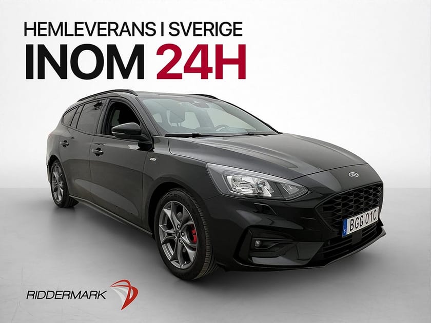 Bild 1 av Ford Focus Kombi 1.0 ST-Line Kamera Navi Keyless CarPlay Drag
