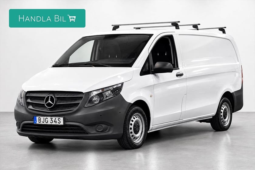 Bild 1 av Mercedes-Benz Vito 110 CDI 2.8t L2 D-värm B-kam Inredd Navi Moms Dragkrok