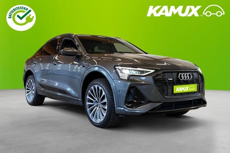 Audi e-tron Sportback 55 quattro 408hk Pano S-line Navi Ad farthållare