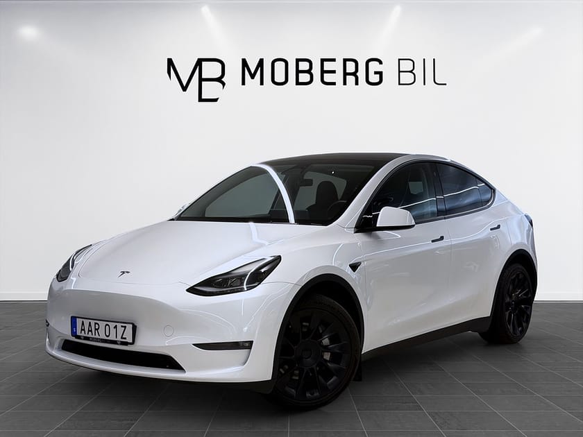 Bild 1 av Tesla Model Y Long Range AWD 514hk Pano Drag Läder B-Kamera