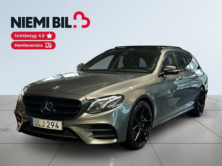 Mercedes-Benz E 220 T d 4MATIC 4M 9G AMG Line Pano/Ad.Fhåll/Night/360/Dvärm/20