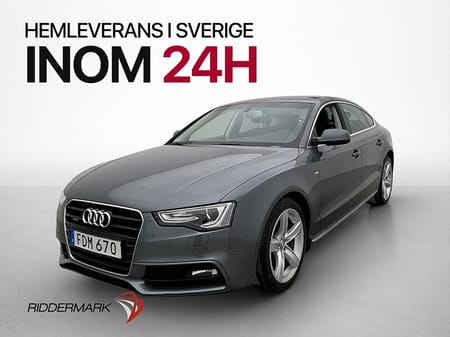 Audi A5 Sportback TDI Q 190hk S-Line Värmare P-Sensorer