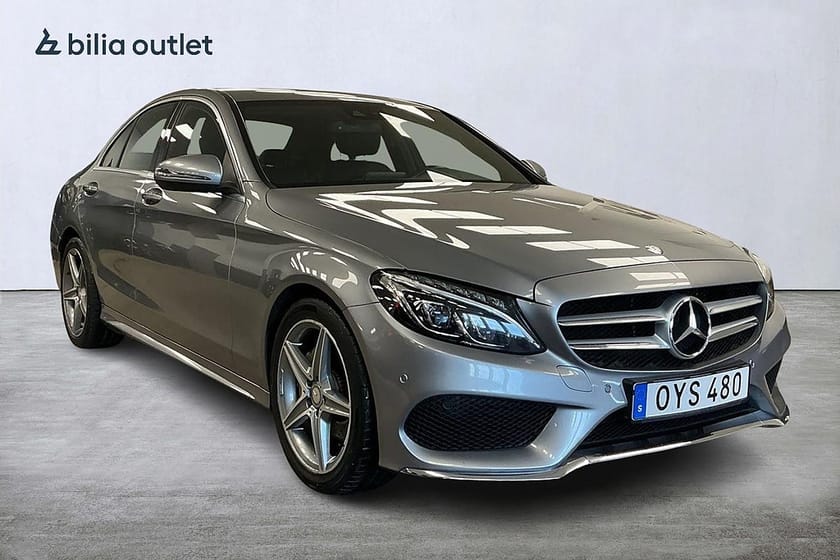 Bild 2 av Mercedes-Benz C 180 7G-Tronic Plus AMG Line Nyservad B-kamera Dragkrok