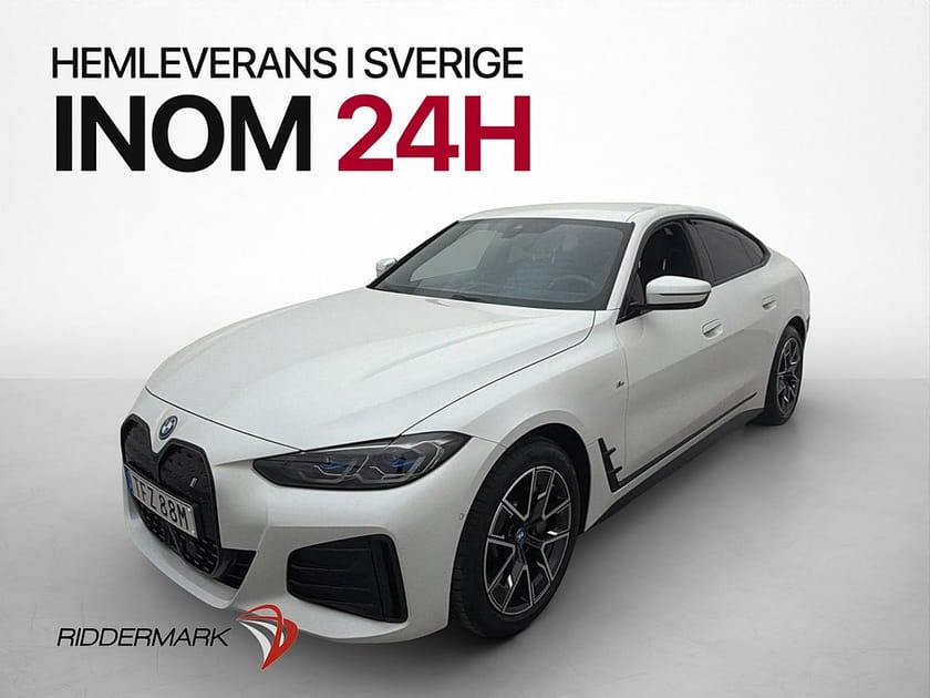 Bild 1 av BMW i4 eDrive40 Gran Coupé 340hk M Sport Laser Drag MOMS